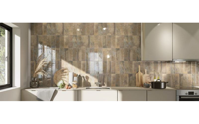 Настенная плитка Bellagio Escama Blu 10x30