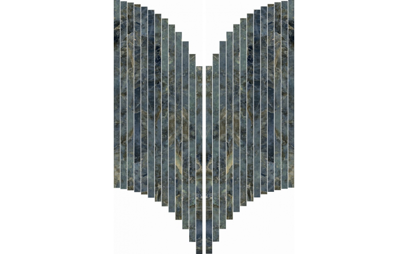 Мозаика Sensi Signoria Mos Ventaglio Labradorite Lux (PF60009153) 28x60