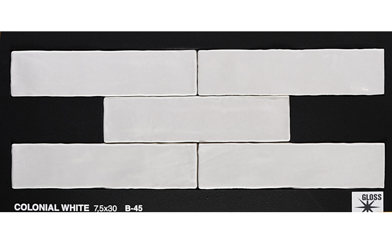 Настенная плитка Cromat One Colonial White 7,5x30