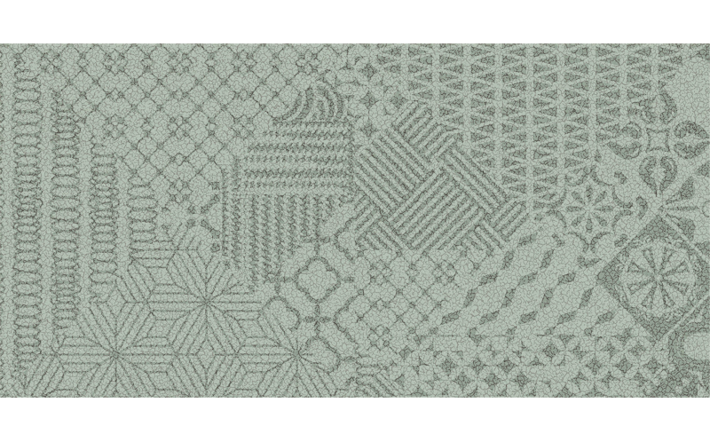 Декор Nordic Dec Verde 12,5x25