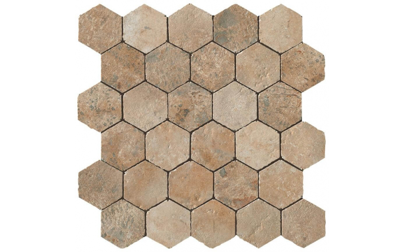 Мозаика Aix Beige Honeycomb Tumbled (A0UB) 30x31