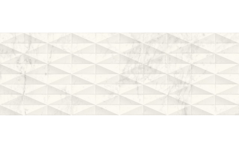 Настенная плитка Allmarble Wall Altissimo Struttura Pavé Satin 3D 40X120 (M6TF)