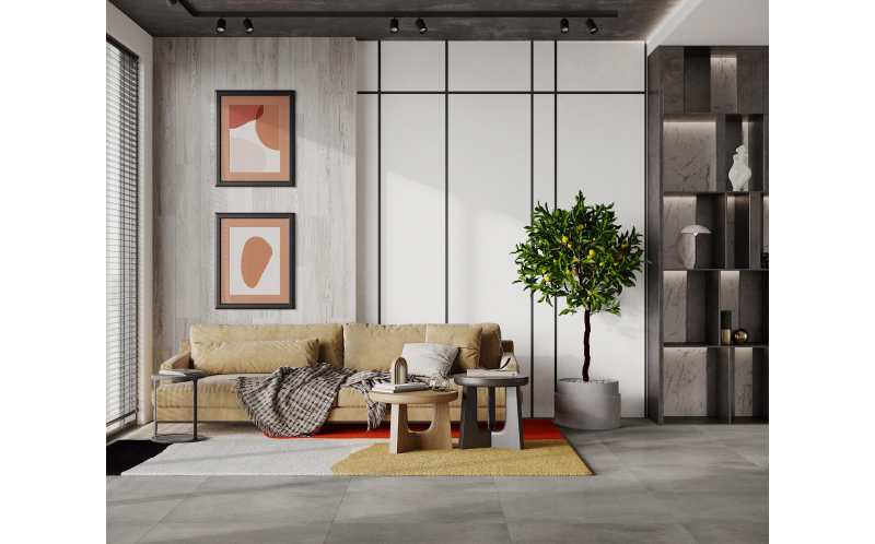 Керамогранит Sahara Dark Grey 80х80 Лаппатированный