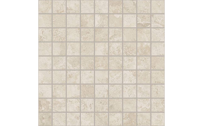 Керамогранит Сиена Белый Вставка Мозаика / Siena Bianco Inserto Mosaico (610080000187) 30X30