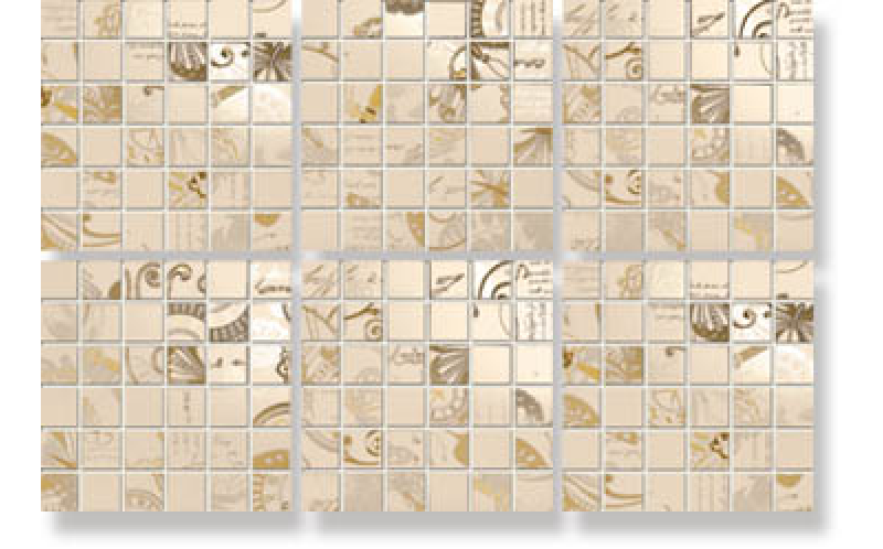 Comp Mosaico Carillon Cream (6 Pezzi 15X15)