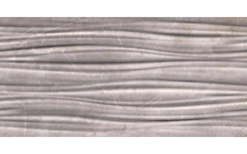 Настенная плитка Marvel Pro Grey Fleury Ribbon (9MSG) 40x80