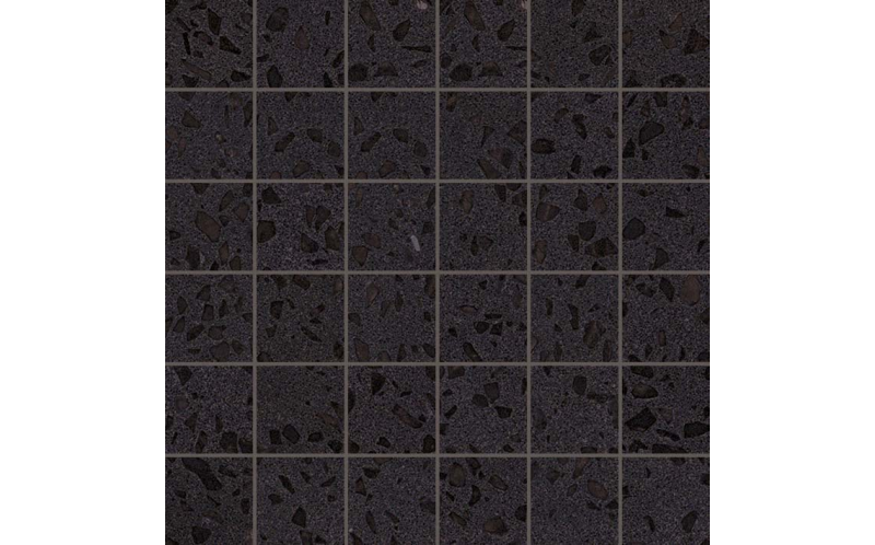 Керамогранит Marvel Terrazzo Black Mosaico Lapp (AS7T) 30x30