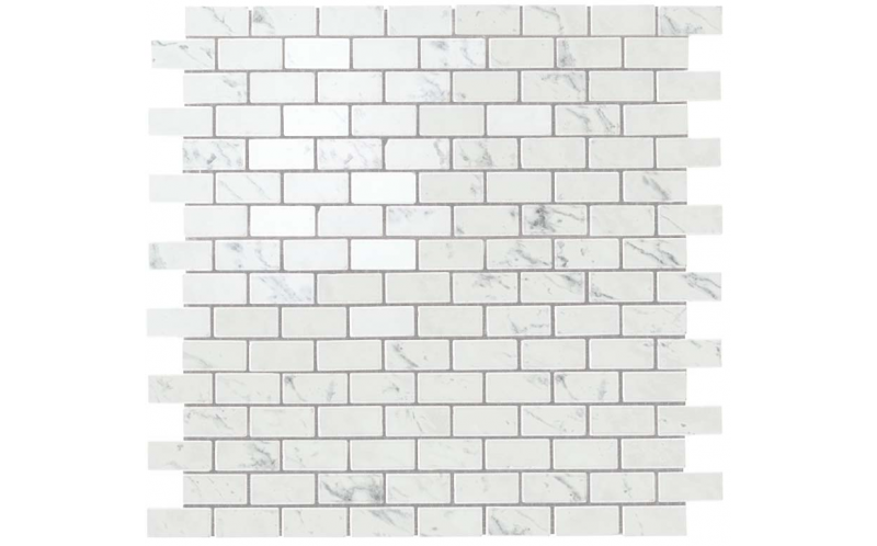 Мозаика Marvel Carrara Pure Mosaico Lappato Burattato (AS34) 29,8x29,8