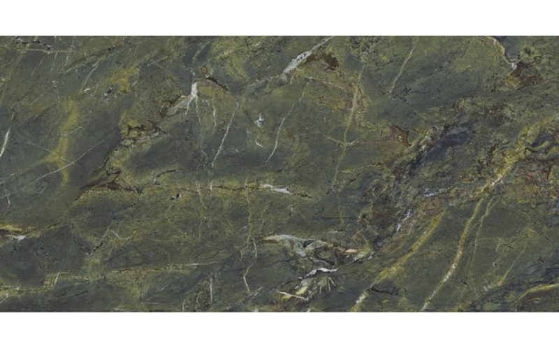 Керамогранит Ultra Marmi Verde Karzai Lucidato Shiny (UM6L157637) 75x150