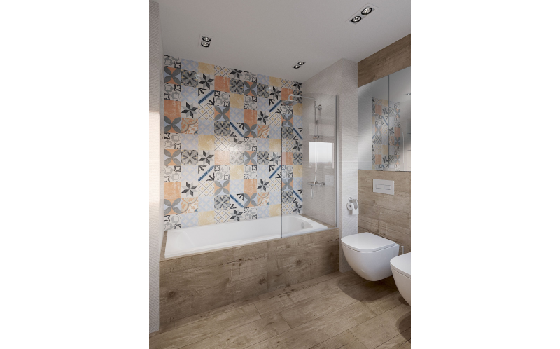 Настенная плитка Эскориал 14012R Серый Структура Обрезной 40x120