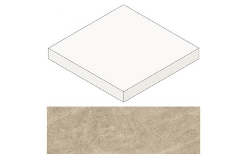 Ступень Marvel Edge Elegant Sable Scalino Angolare (AFCW) 33x33