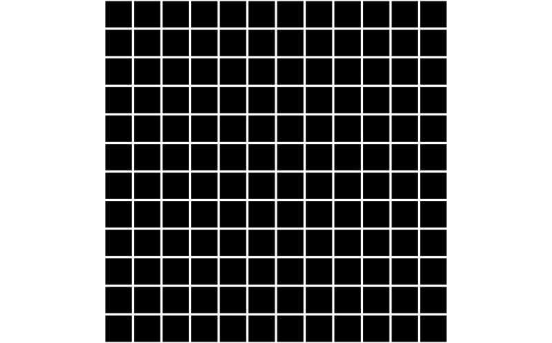 Мозаика Темари 20071 N Черный Матовый 8x29,8