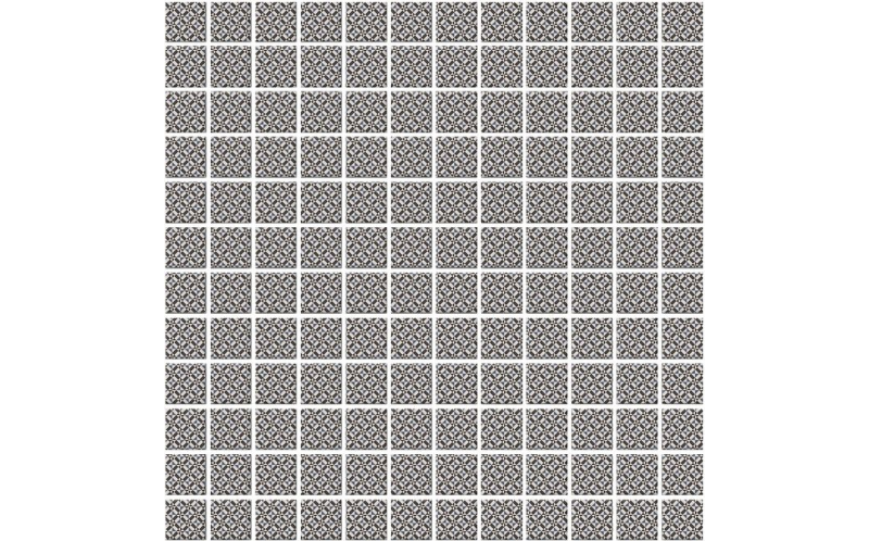 Мозаика Кастелло 20108 Орнамент Серый 29,8x29,8