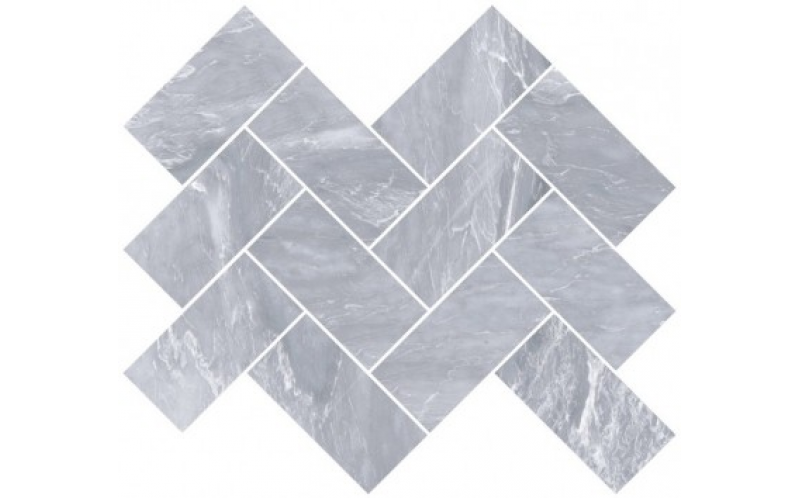 Мозаика Marmori Шеврон Дымчатый Серый 5X10 (K9465708LPR1VTE0) 28x31,5
