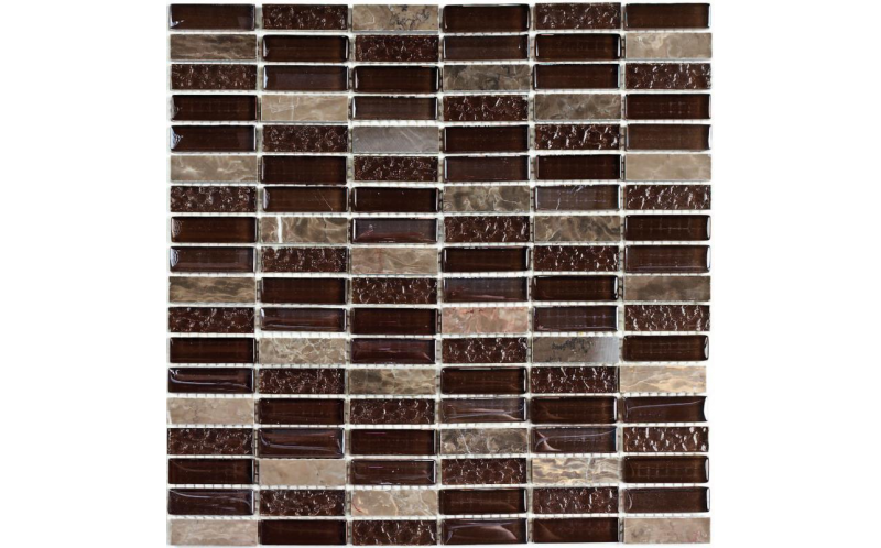 Мозаика Super Line (Brown) (Чип 48X15X8 Мм) 30X30