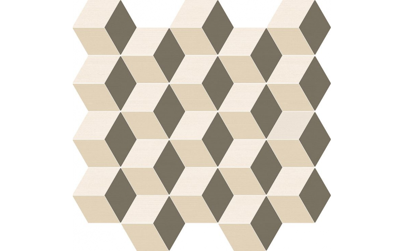 Декор Groove Element Silk Mosaica Cube Warm (600110000785) 30,5X33