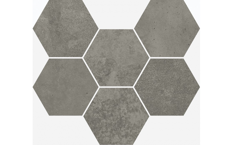 Мозаика Терравива Дарк Гексагон / Terraviva Dark Mosaico Hexagon (620110000110) 25X29
