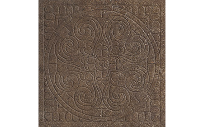 Apogeo Rosone Rilievo In Tinta Old Cotto 35*35