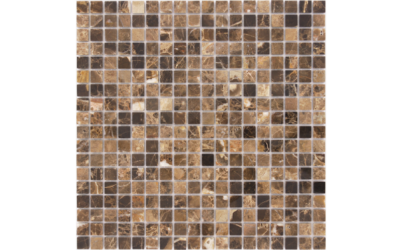 Мозаика Pietrine - Emperador Dark (Чип 15X15X4 Мм) 30,5X30,5