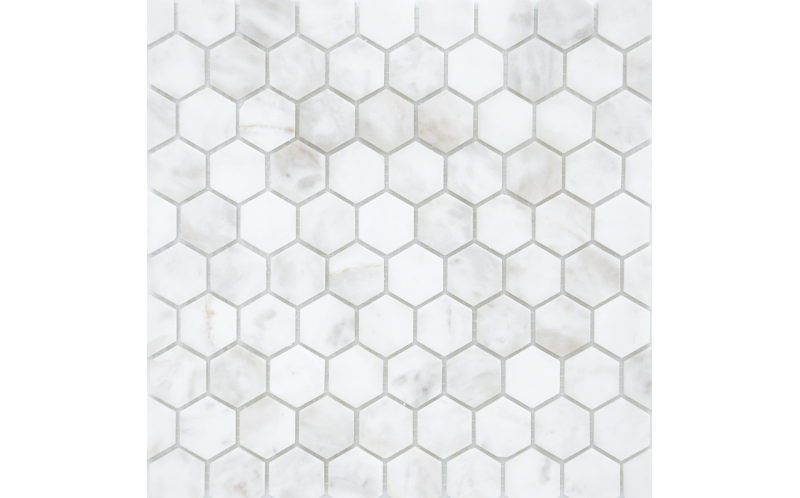 Мозаика Pietrine Hexagonal - Dolomiti Bianco (Чип 18X30X6 Мм) 28,5X30,5
