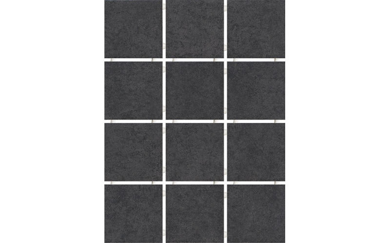 Настенная плитка Корсо 1250 Черный Полотно (12 Частей 9X9) 30x40