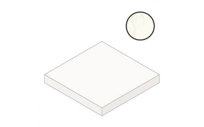 Ступень Marvel Shine Calacatta Delicato Scalino Angolare (A547) 33x33