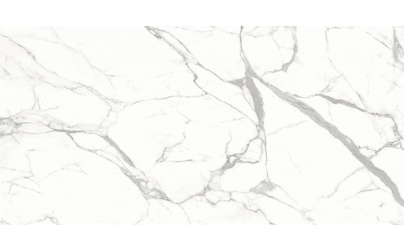 Керамогранит Ultra Marmi Bianco Statuario A Book Match Lucidato Shiny (UM6L300583A) 150x300