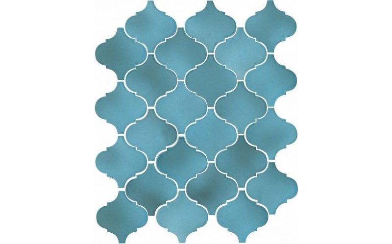 Настенная плитка Арабески Майолика 65005 Голубой 26x30