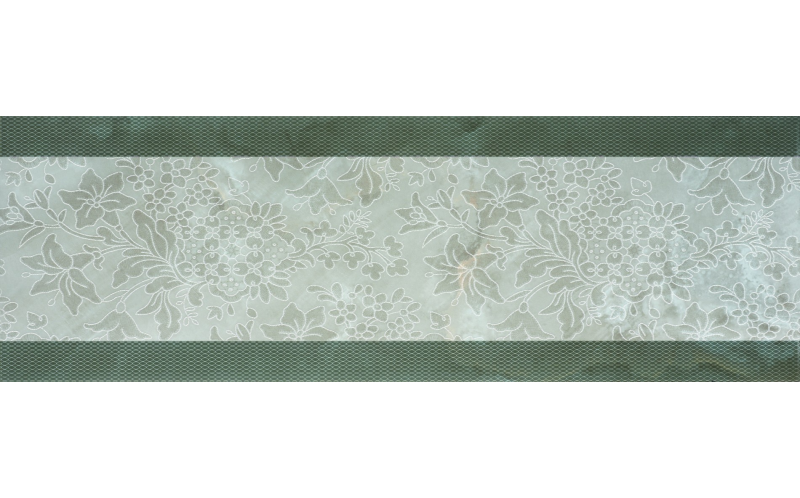 Декор Incanto Grey Decor Floral Rett 30x90