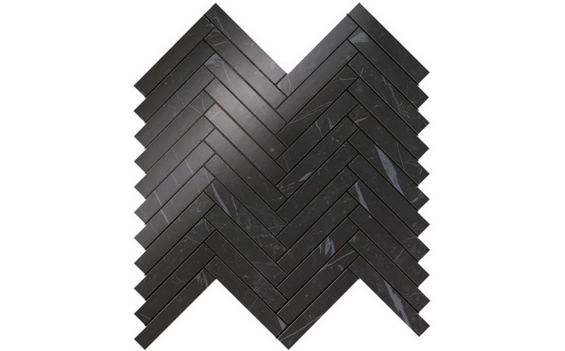 Мозаика Nero Marquina Herringbone Wall (9SHN) 30x30,5