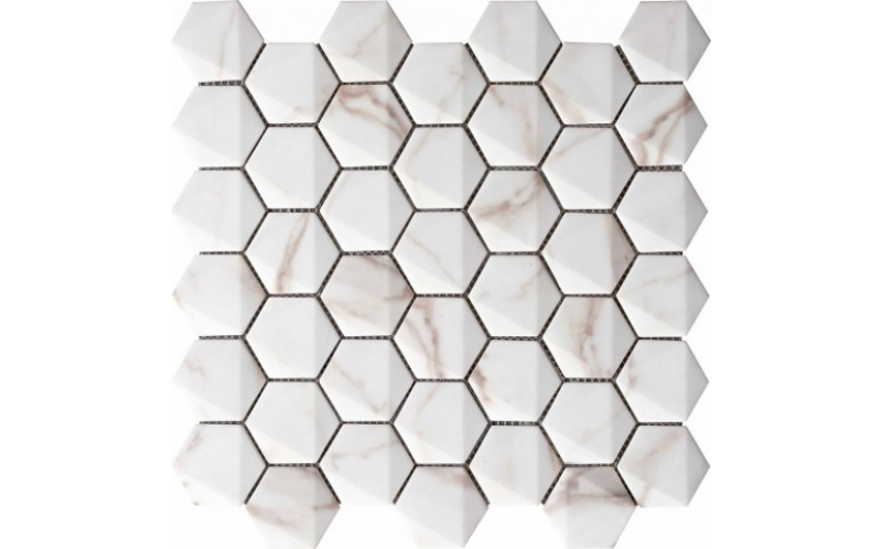 Мозаика Hexagonal Calacata 69He-Ca 30X30
