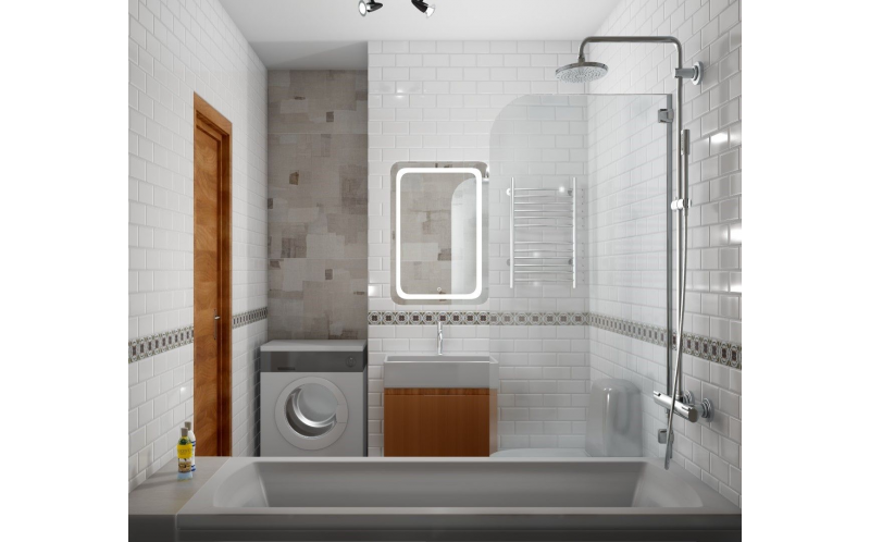 Настенная плитка Граньяно 16032 Белый Грань 7,4x15