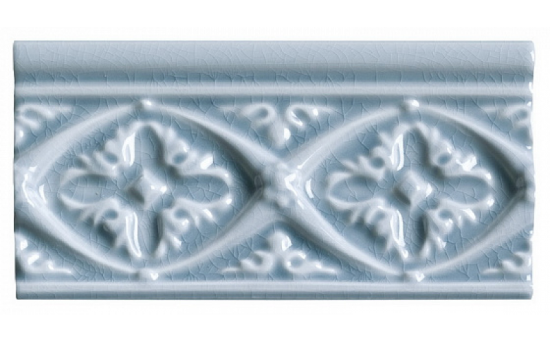 Бордюр Adex Relieve Bizantino C/C Stellar Blue (ADMO4121) 7,5x15