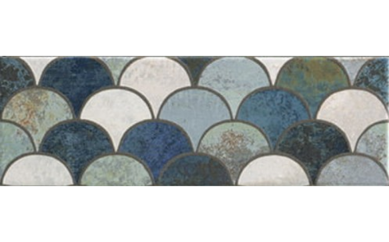 Настенная плитка Bellagio Escama Blu 10x30