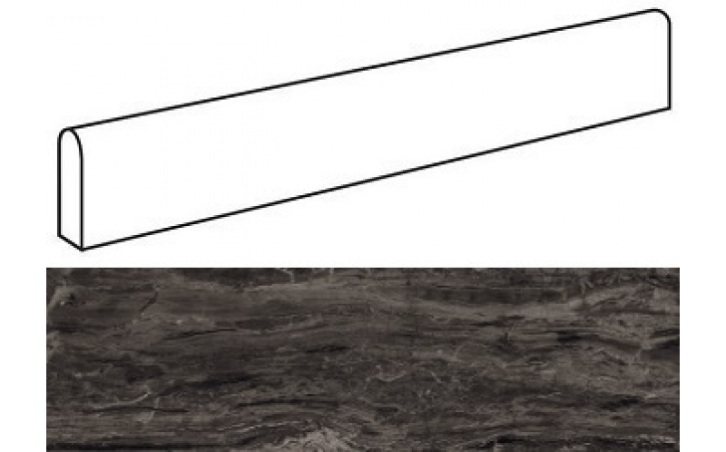 Плинтус Marvel Edge Absolute Brown Battiscopa Lappato (AFBC) 7,2x60