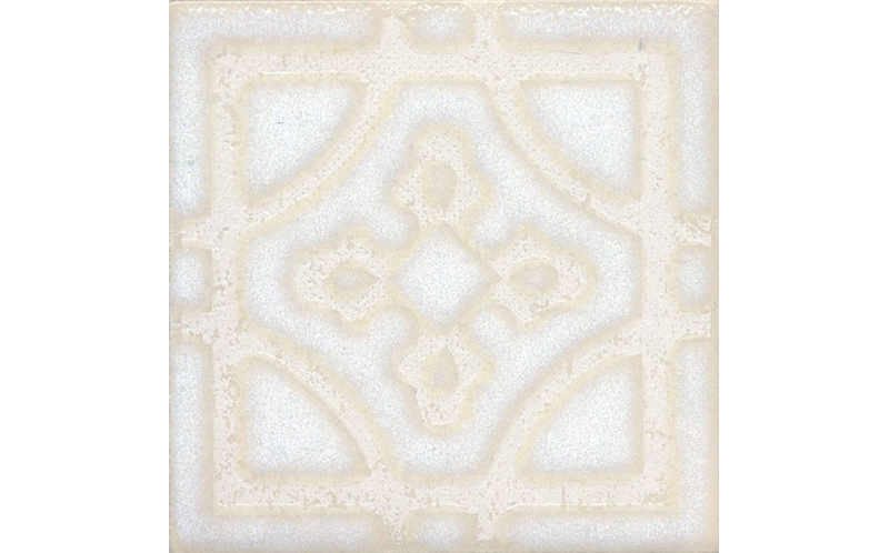 Декор Амальфи STG\B406\1266 Орнамент Белый 9,9x9,9