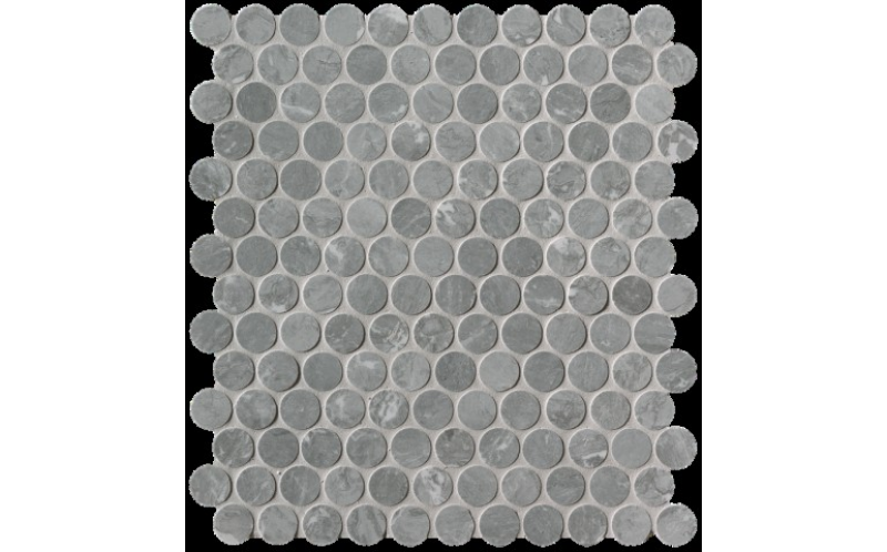 Мозаика Roma Diamond Grigio Sup. Round Mosaico Brillante Fny9 29,5X32,5