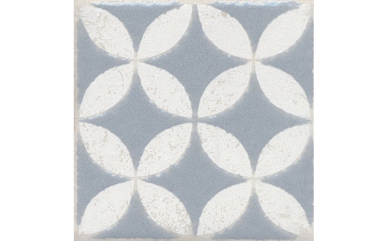 Декор Амальфи STG\C401\1270 Орнамент Серый 9,9x9,9