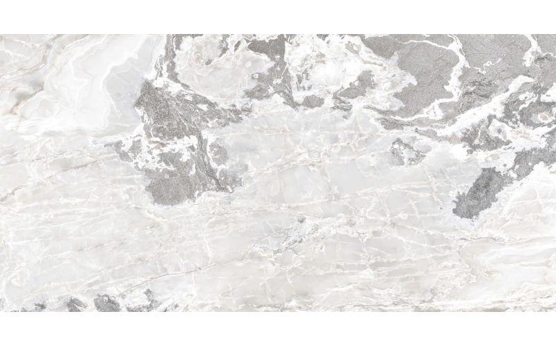 Керамогранит Onyx&more White Blend Glossy 6 Mm (765980) Casa Dolce Casa 160X320