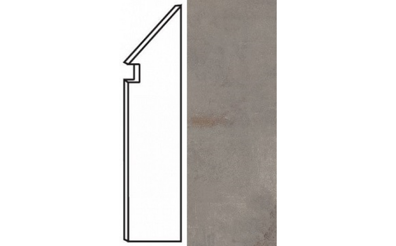 Плинтус Boost Grey Battiscopa Sag. Dx (AMI1) 7,2x30
