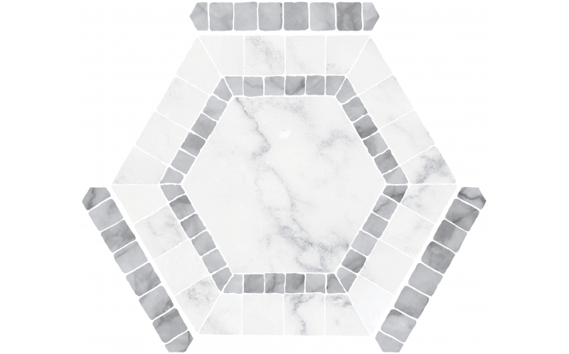 Керамогранит Monopole Ibiza White 22X25 (71245)