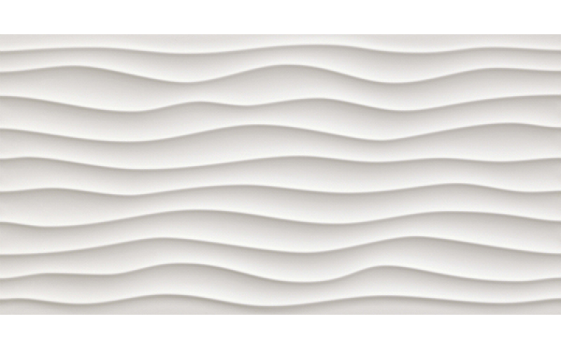 Настенная плитка 3D Wall Dune White Matt. (8DUW) 40x80