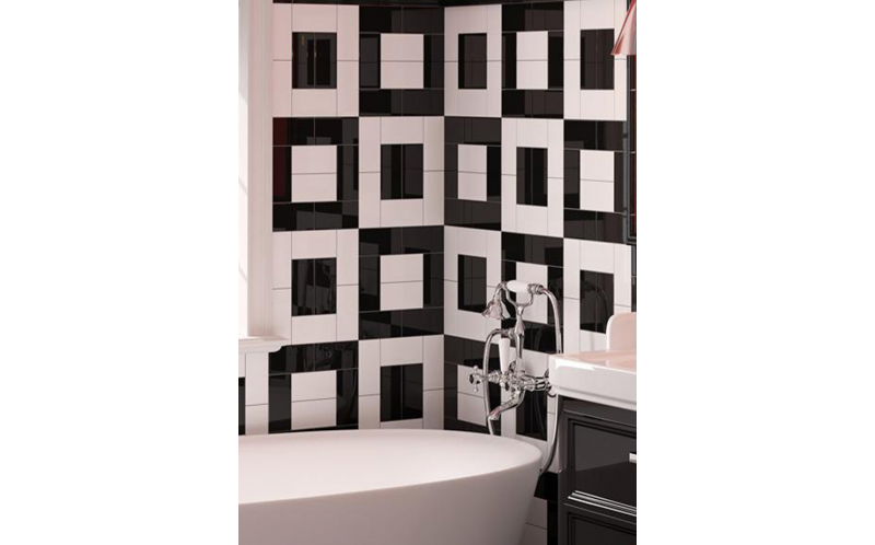 Настенная плитка Граньяно 16032 Белый Грань 7,4x15