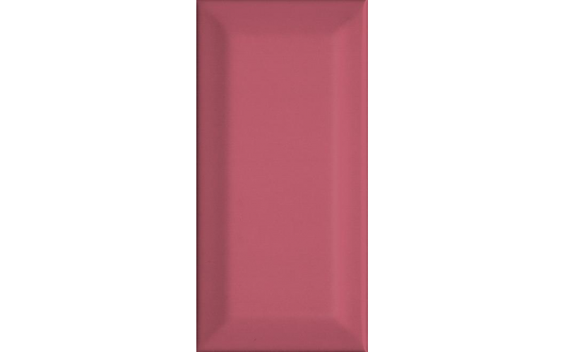 Настенная плитка Клемансо 16056 Розовый Грань 7,4x15