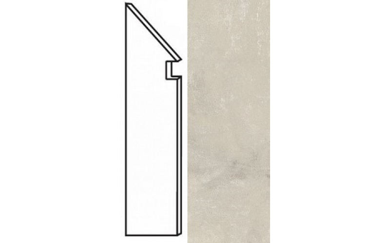 Плинтус Boost White Battiscopa Sag. Sx (AMI5) 7,2x30