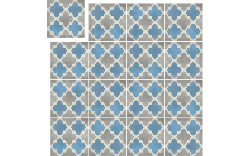 Керамогранит Venti Boost Blue Carpet 3 (A3OT) 20x20