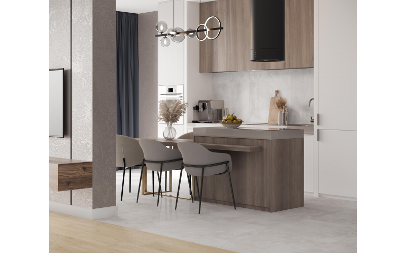 Керамогранит Lugano Bianco 80х80 Лаппатированный