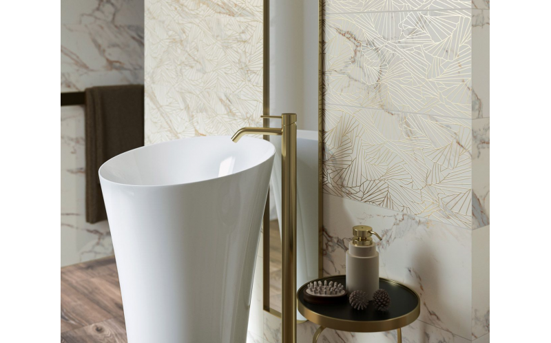 Настенная Плитка Serene Bianco Struktura Rekt 25X75