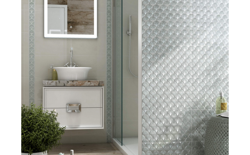 Настенная плитка Сияние 6375 Бежевый Структура 25x40