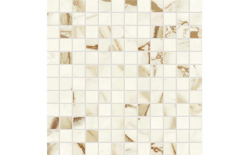 Мозаика Marvel Shine Calacatta Imperiale Mosaico Lapp (A426) 30x30